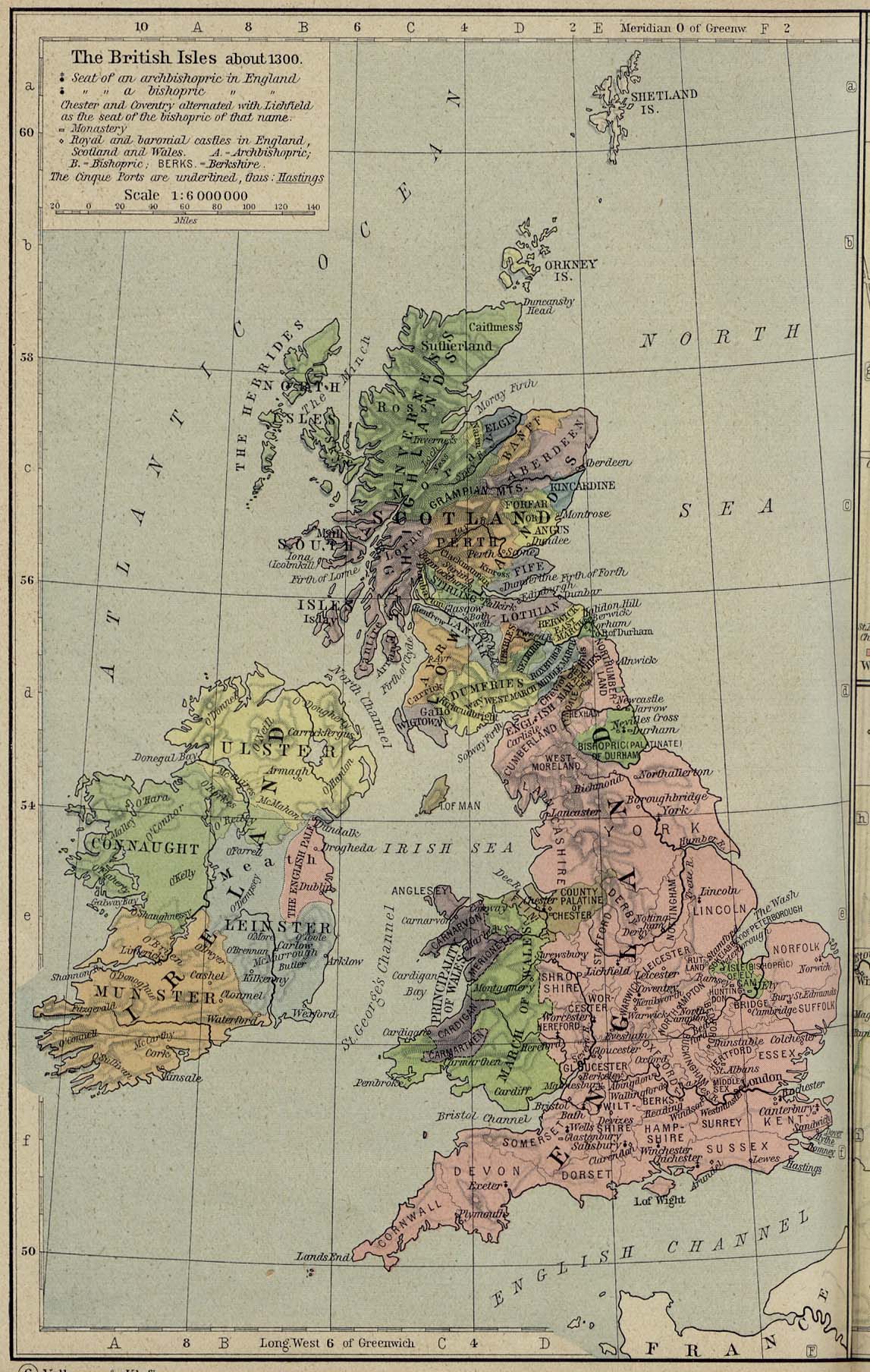 British Isles c. 1300 C. E.