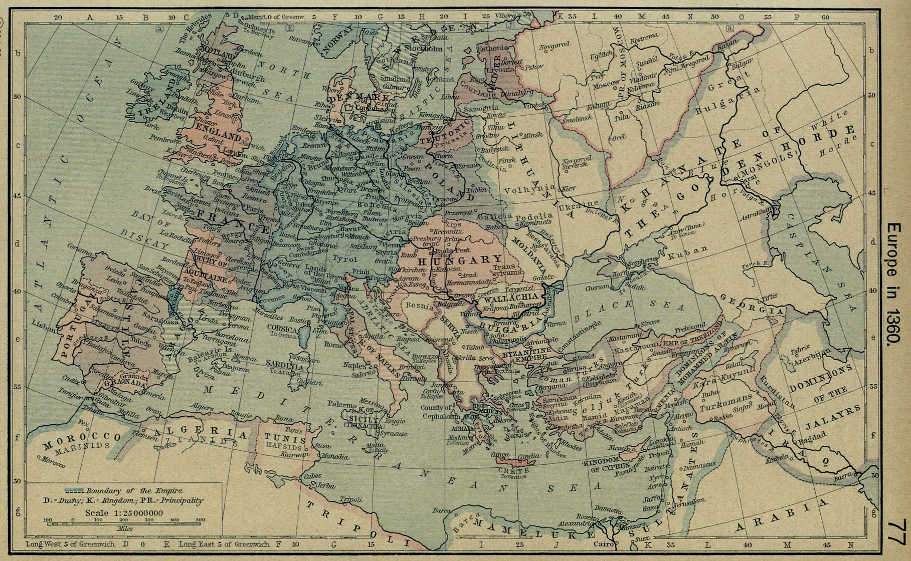 Europe c. 1360 C. E.