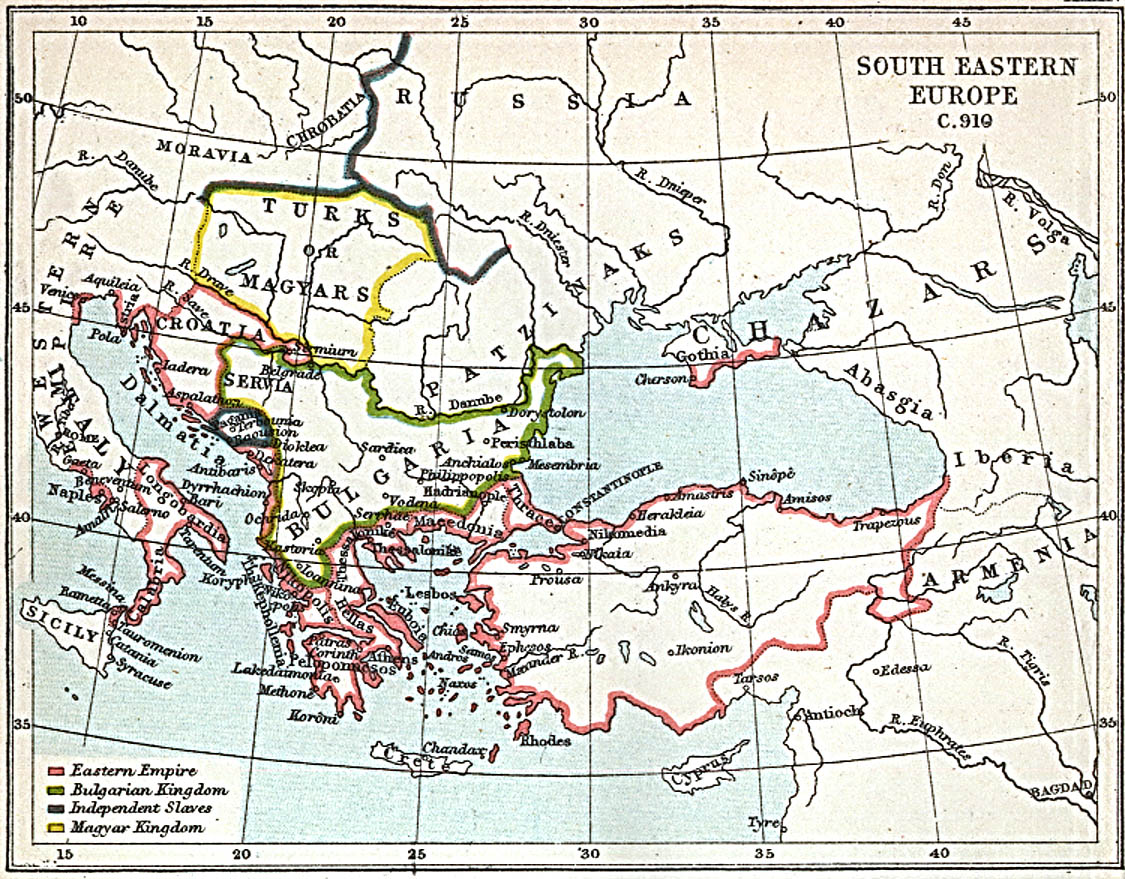 S.E. Europe c. 910 C. E.