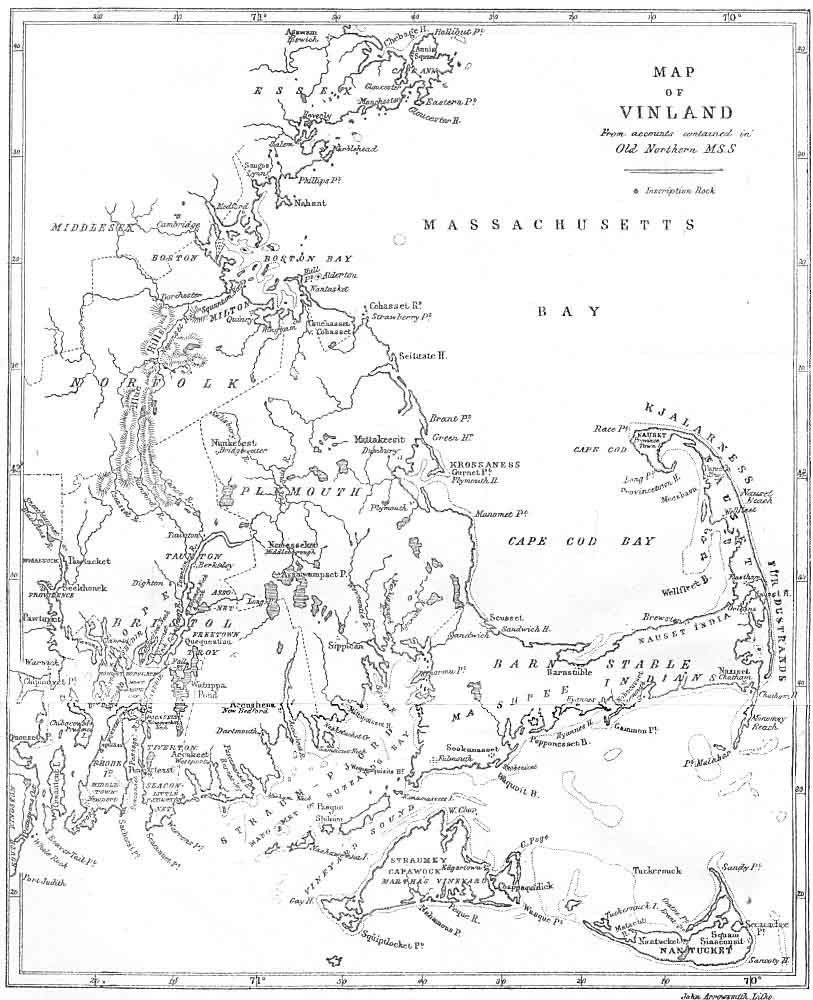 MAP OF VINLAND