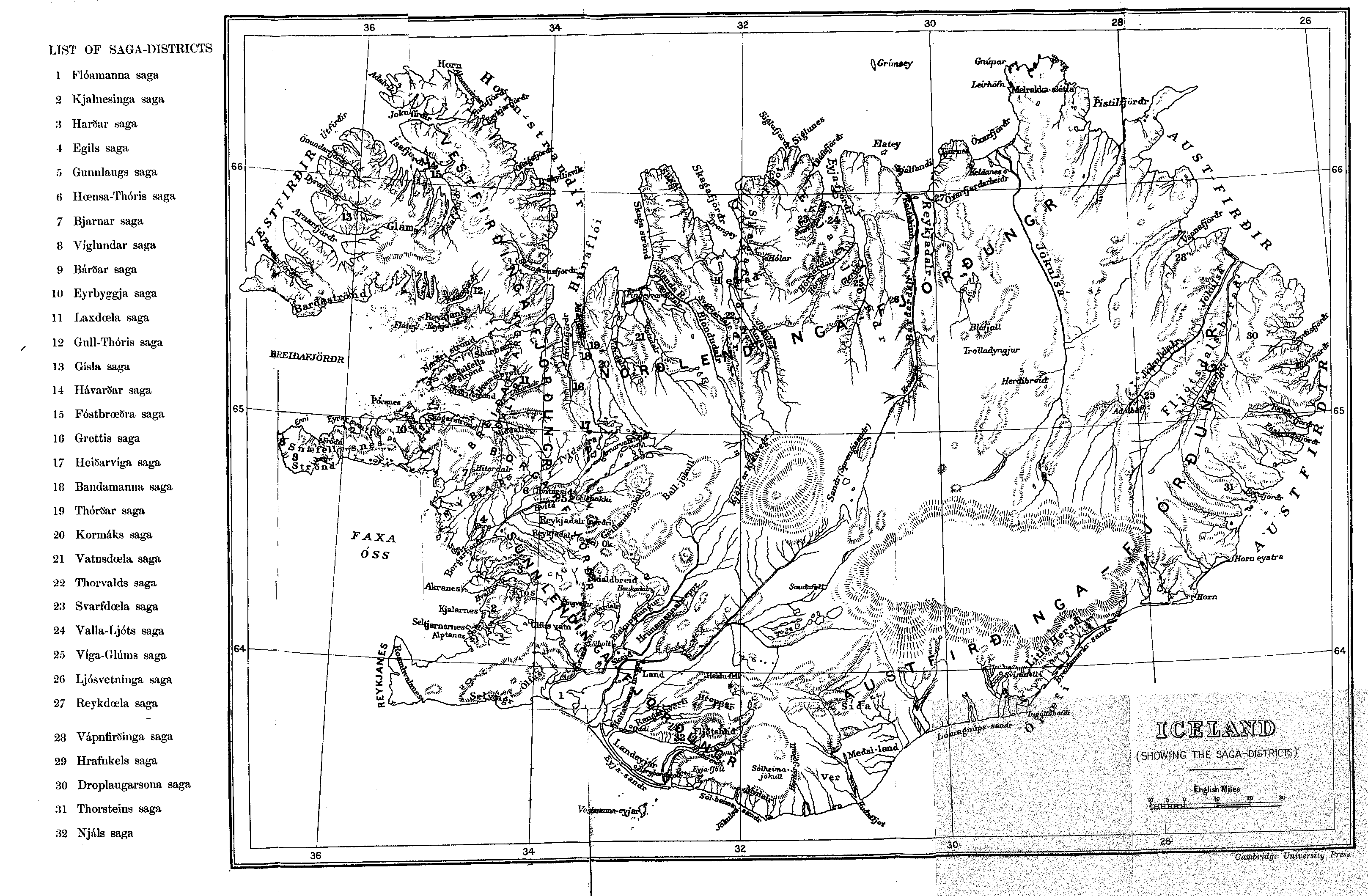 Icelandic Map