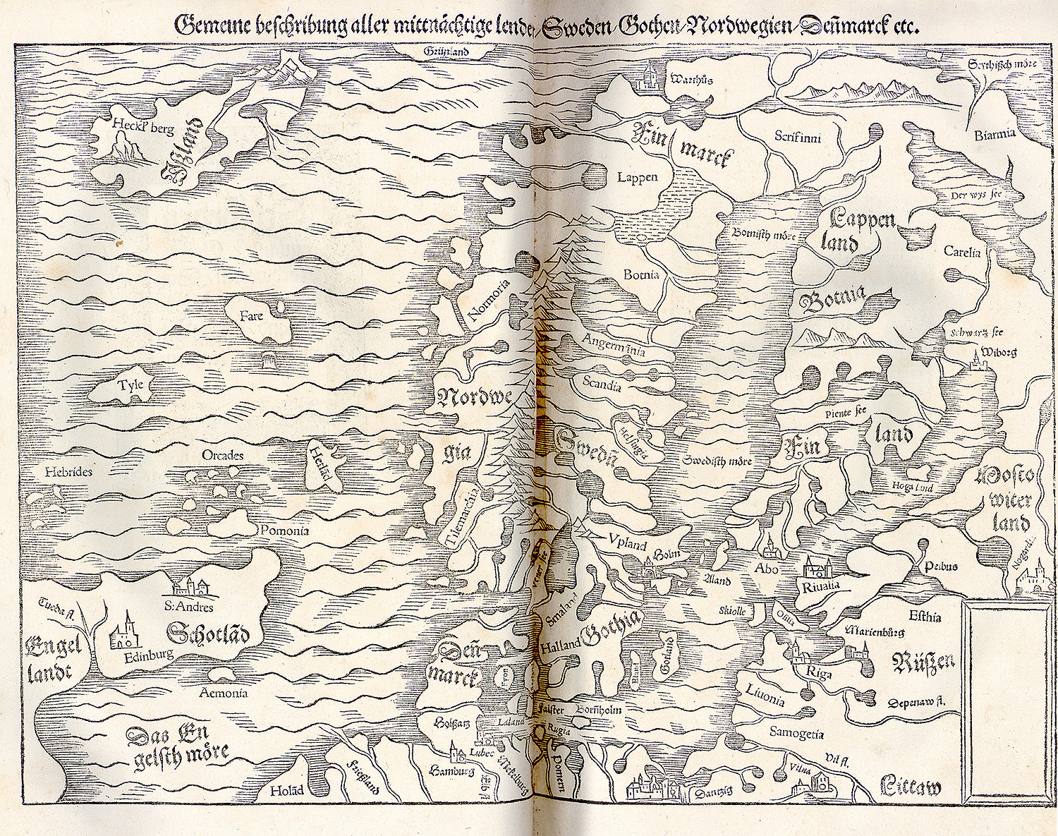 A Medieval Map of Northern Europe