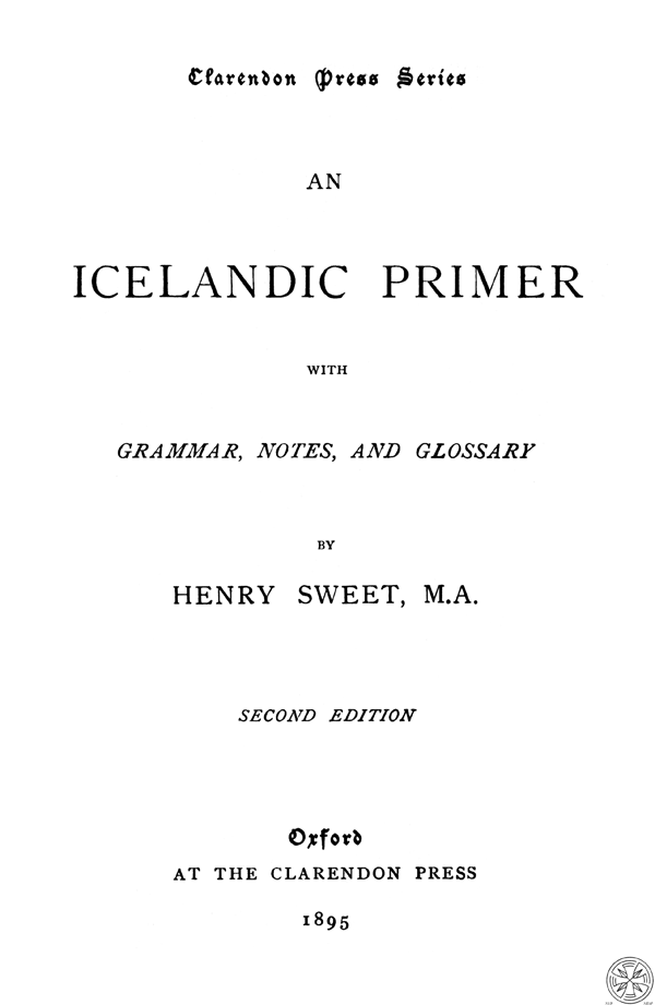 An Icelandic Primer