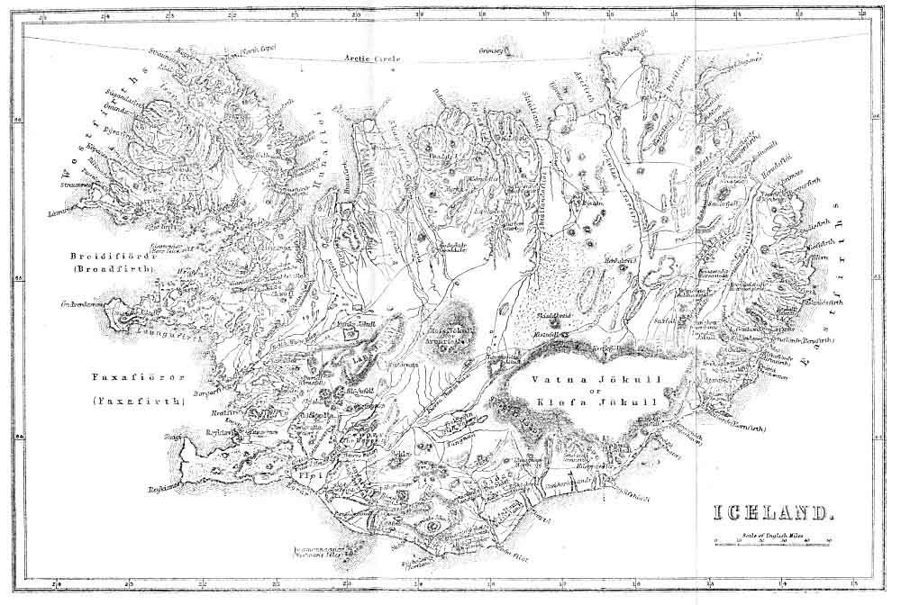 MAP OF ICELAND