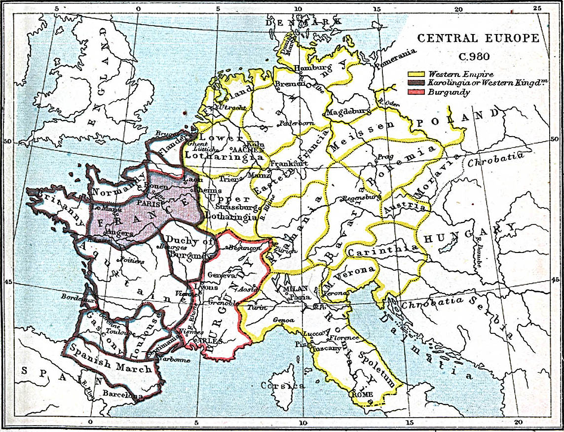 Central Europe c. 980 C. E.