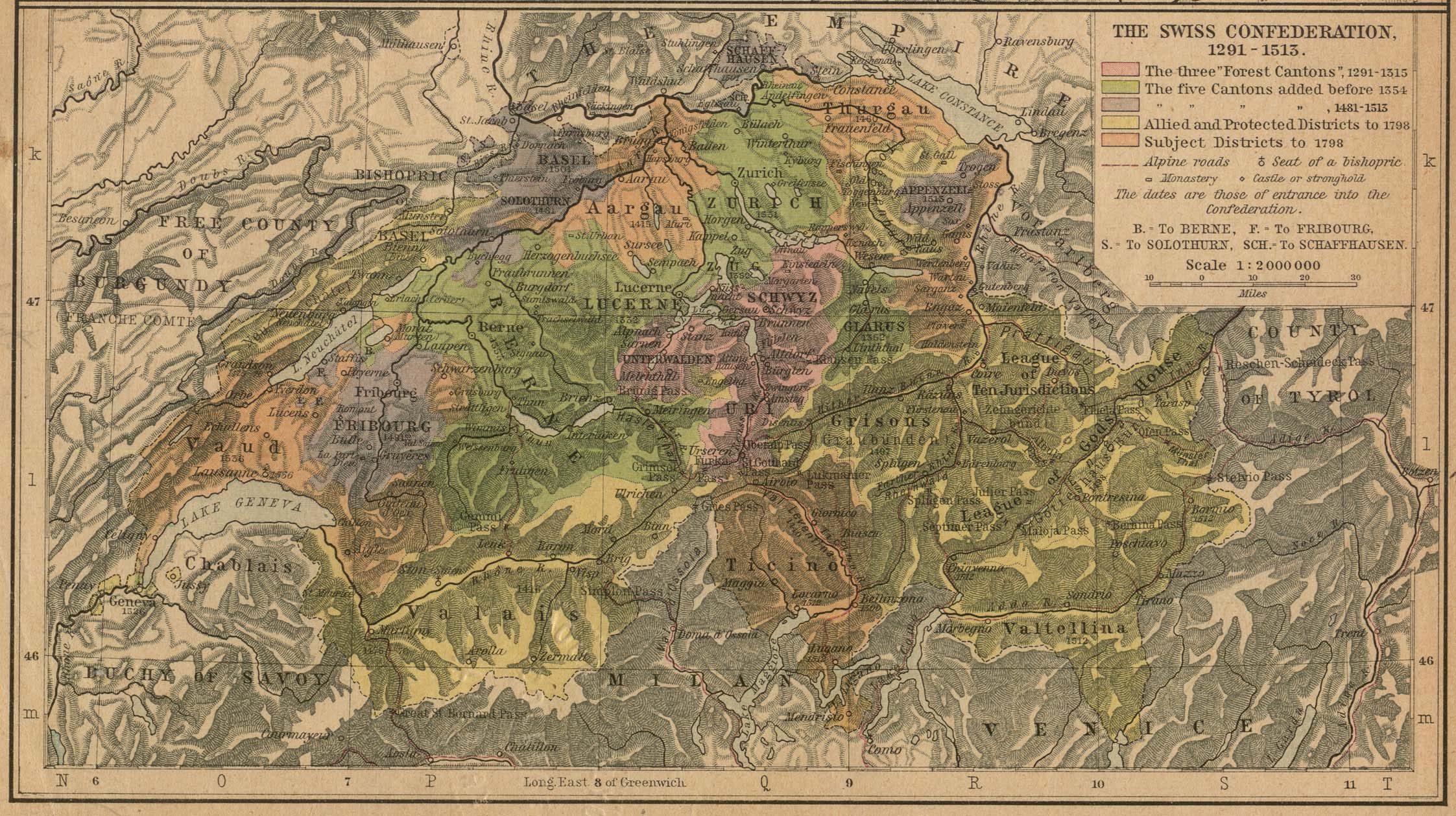 The Swiss Confederation 1291 - 1513